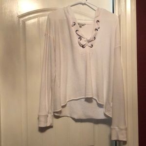 american eagle cropped sweater